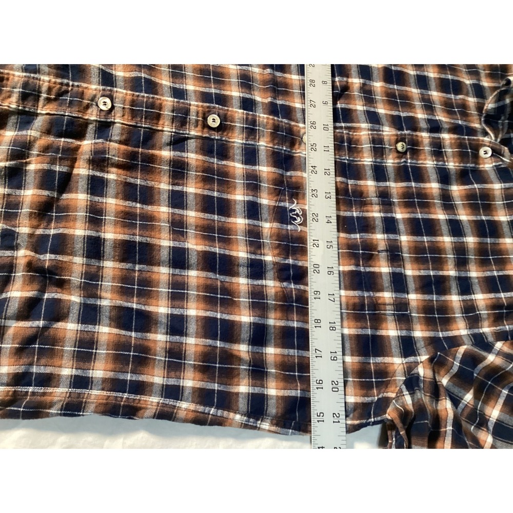 Blaser Shirt Flannel Plaid Button Down Shirt Long Sleeve Cotton Size Medium - Picture 6 of 6